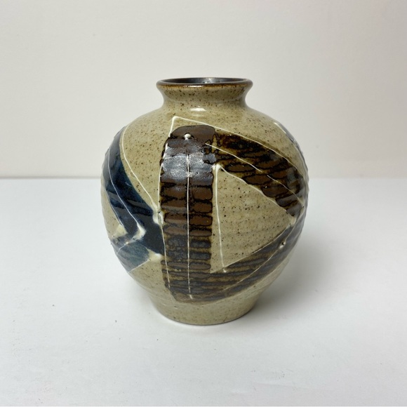 Vintage Japanese Stoneware Vase - Picture 4 of 8